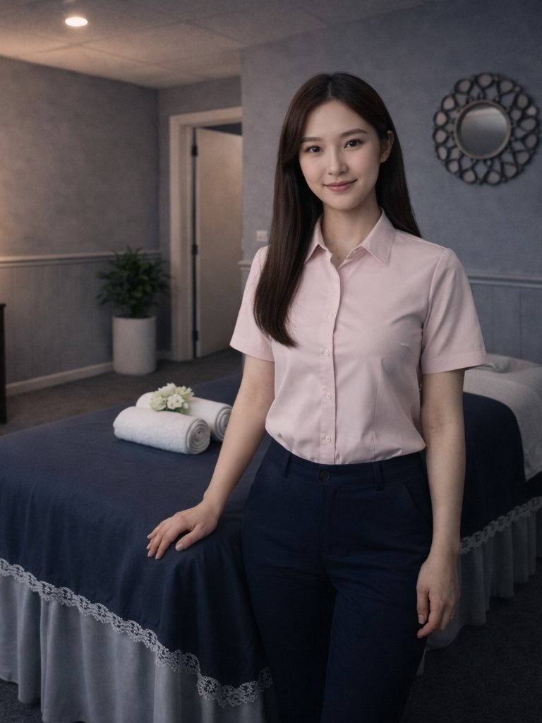 Cheerful therapist at our Largo spa