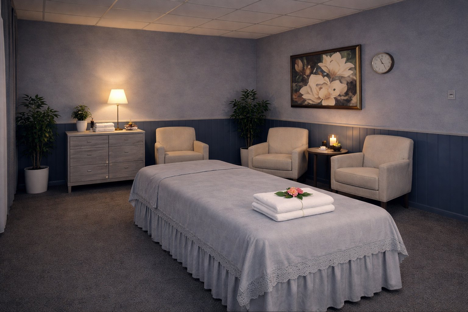 Full body massage room