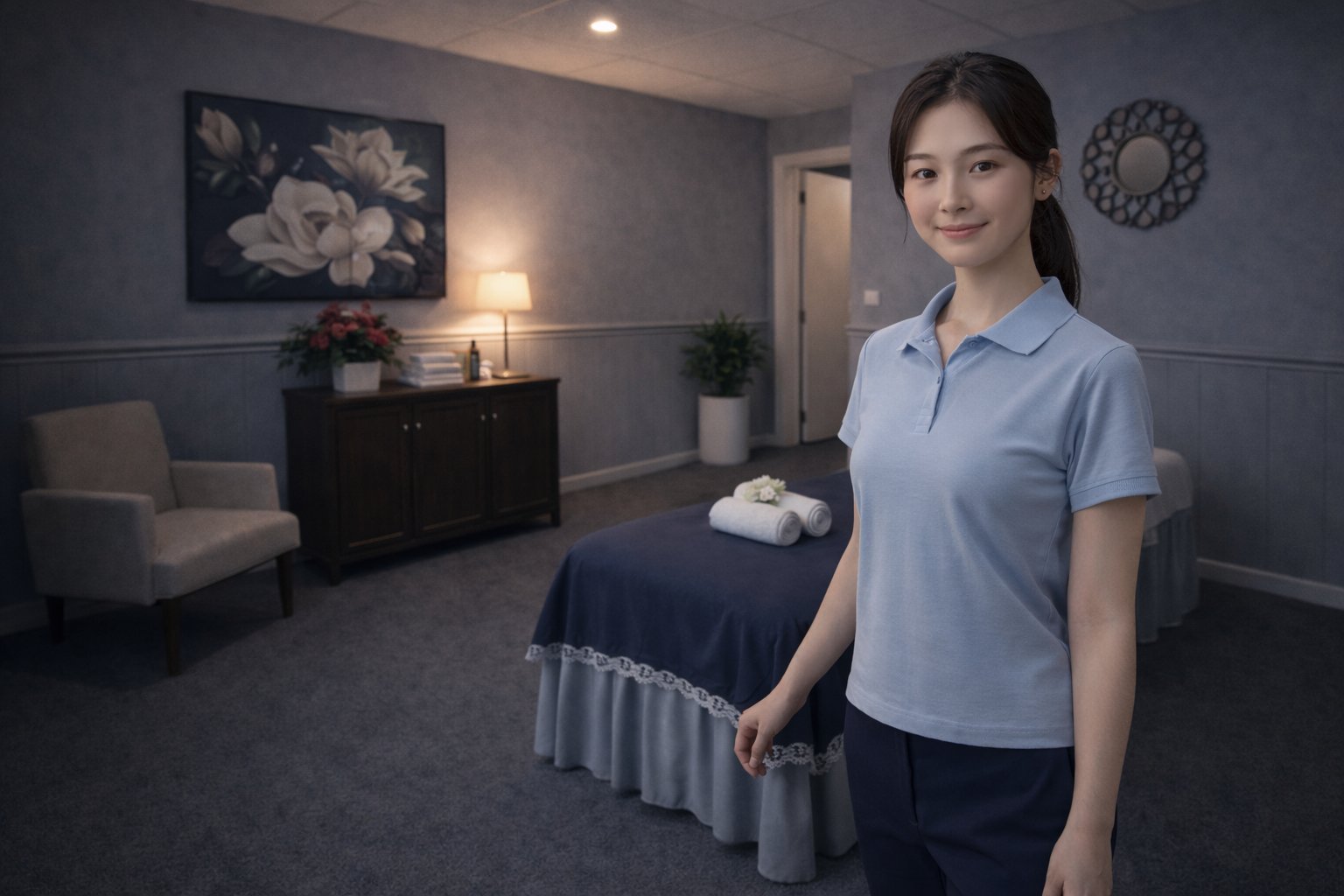 Professional female therapist